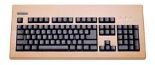USB Keyboard. Beech wood.