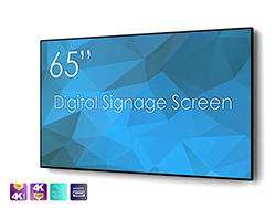 SWEDX 65" Digital Signage screen / 4K in 4K out