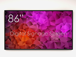 SWEDX 86" Digital Signage screen / 4K in 4K out