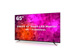 SWEDX 65" Smart LED-Monitor. 4K Frameless. Pixelpolicy 1