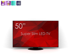 SWEDX Super Slim 127 cm (50 Zoll) Ultra HD-4K LED-TV. Pixel-Richtlinie 1